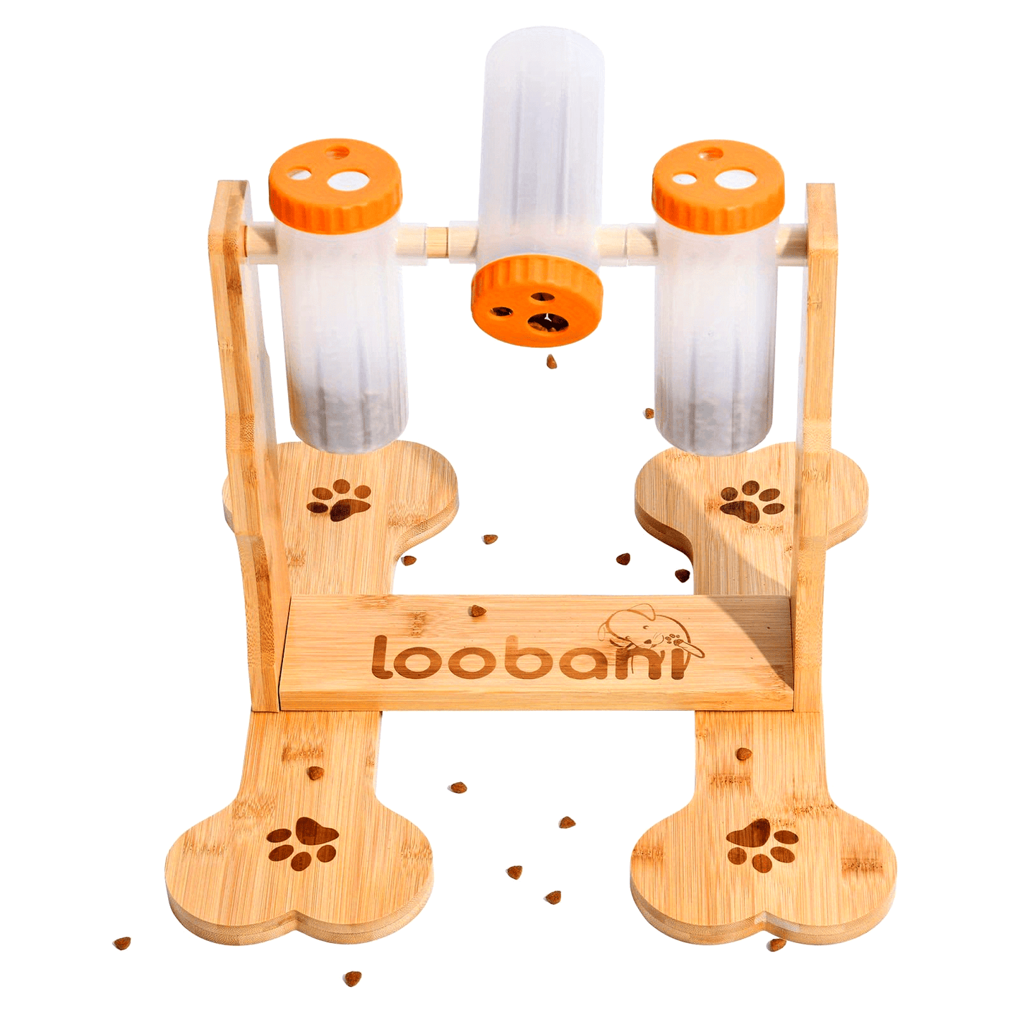 Interactive Wooden Dog Puzzle Toy for Mental Stimulation and Training