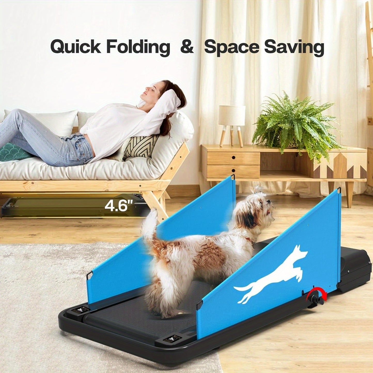 Dog Treadmill for Small Medium Dogs Canine Exercise Machine