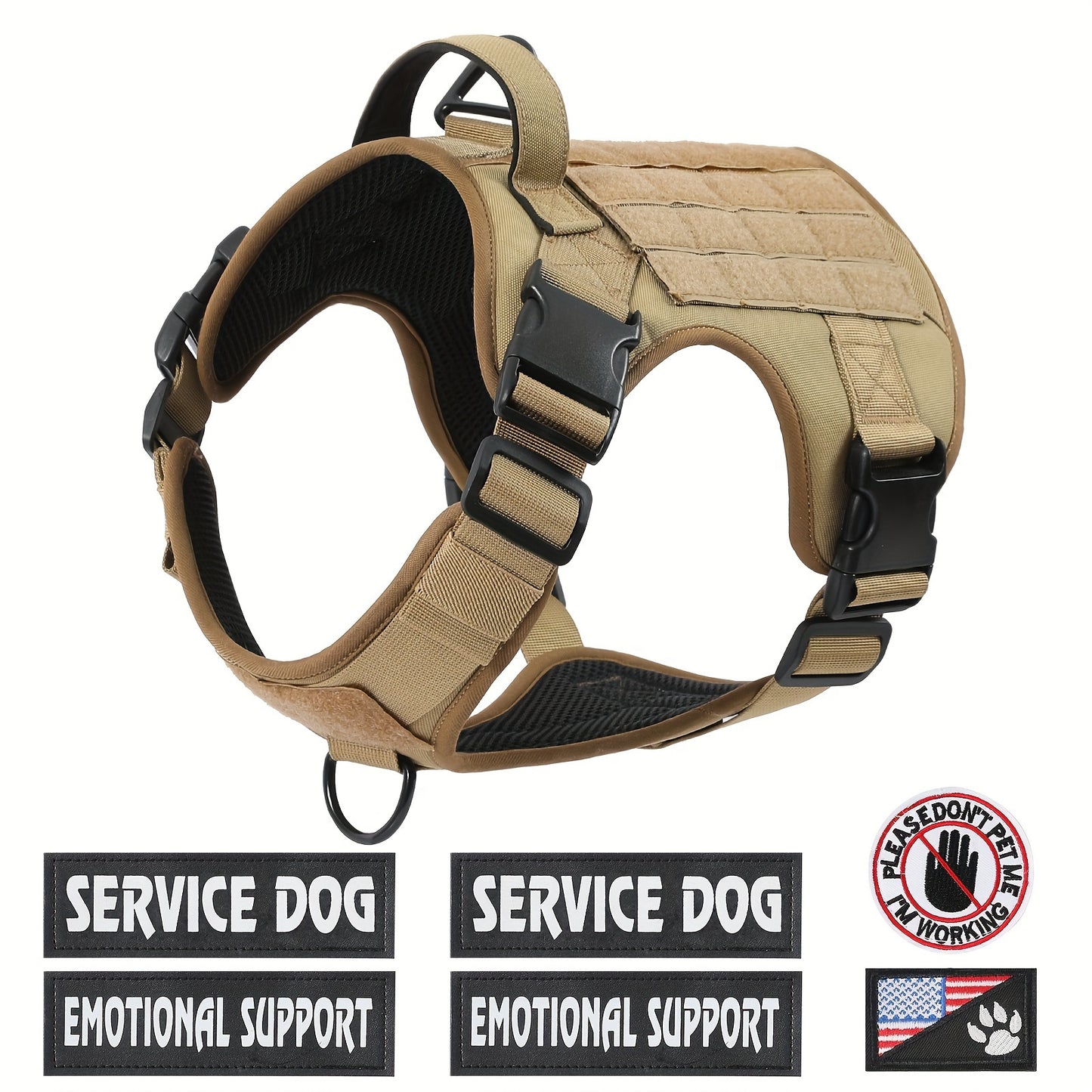 Tactical Pet Chest Harness for Ultimate Comfort and Control