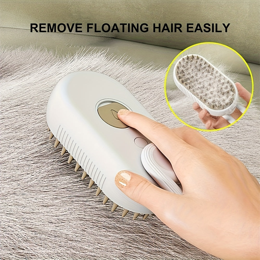 2pcs Cat Grooming Brush with Steam Function for All Coats