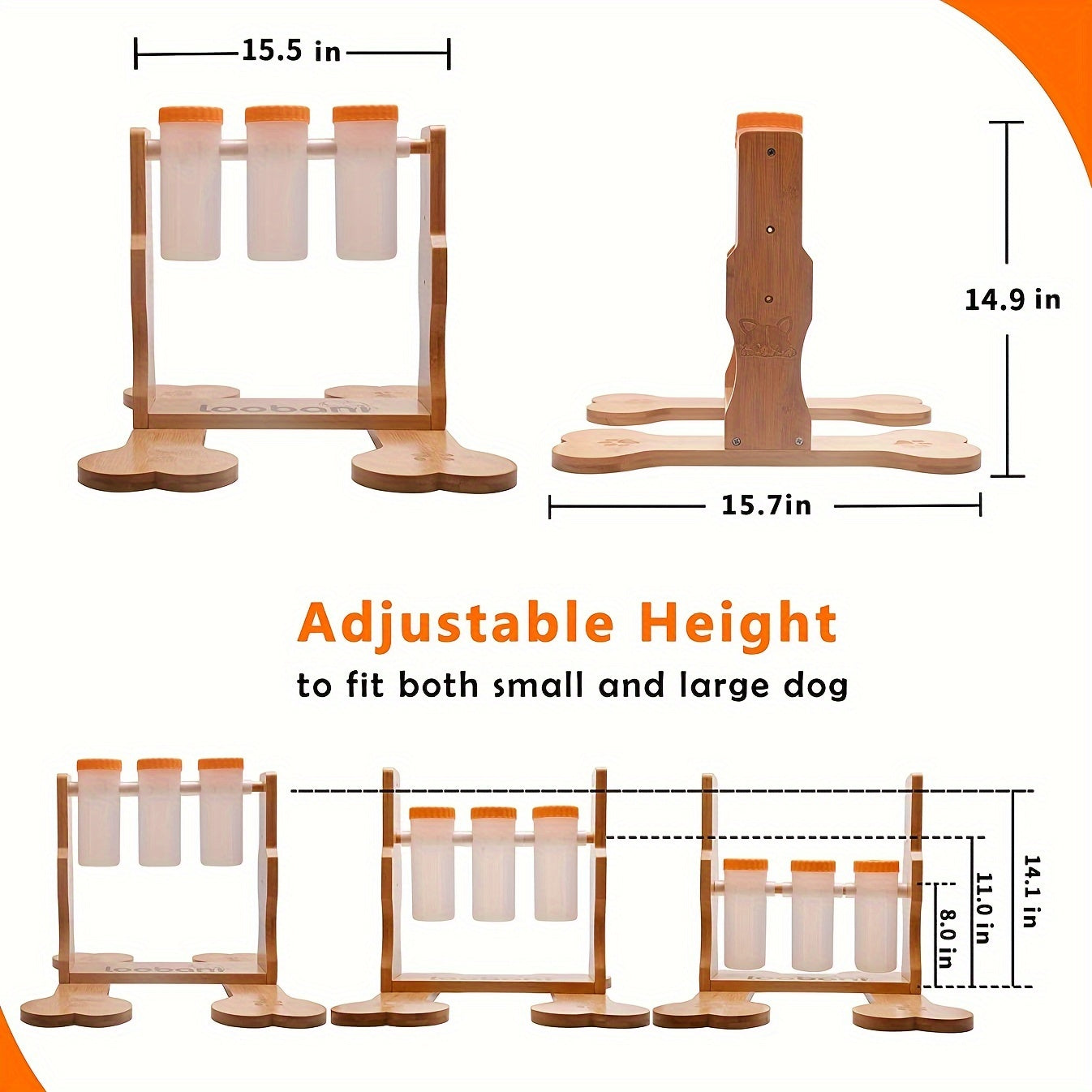 Interactive Wooden Dog Puzzle Toy for Mental Stimulation and Training