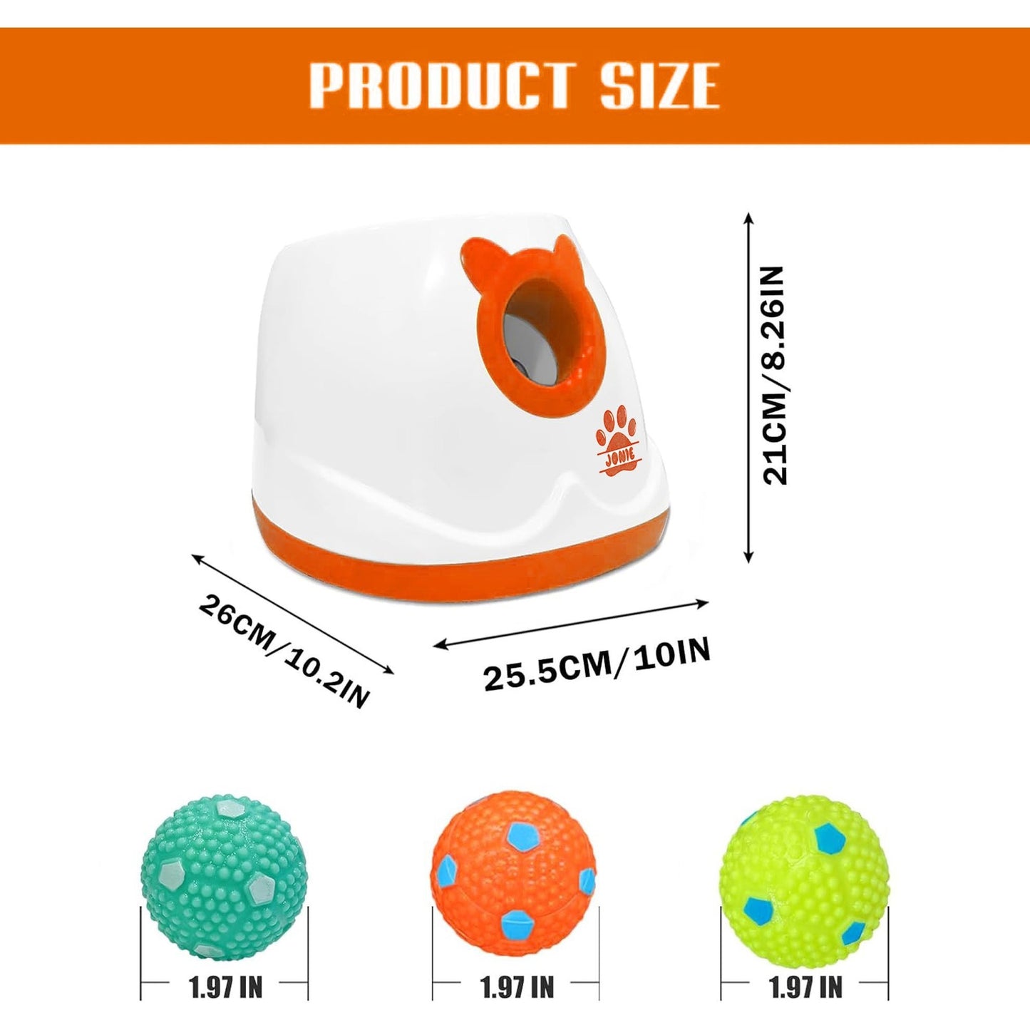 Vivicreate Automatic Dog Ball Launcher Interactive Fetch Toy