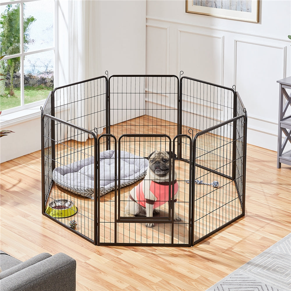 Costoffs Metal Pet Playpen Panels for Indoor and Outdoor Use