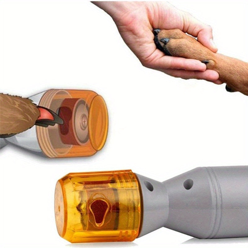 Interactive Dog Treat Puzzle Ball and Pet Nail Grinder Set