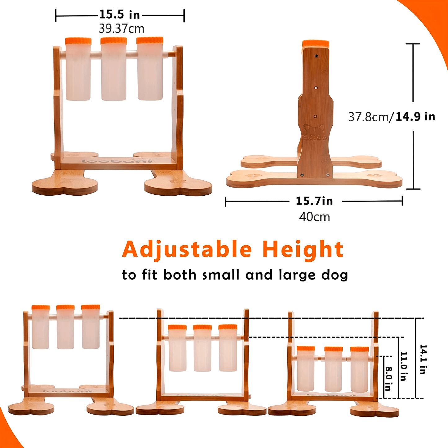 Interactive Wooden Dog Puzzle Toy for Mental Stimulation and Training