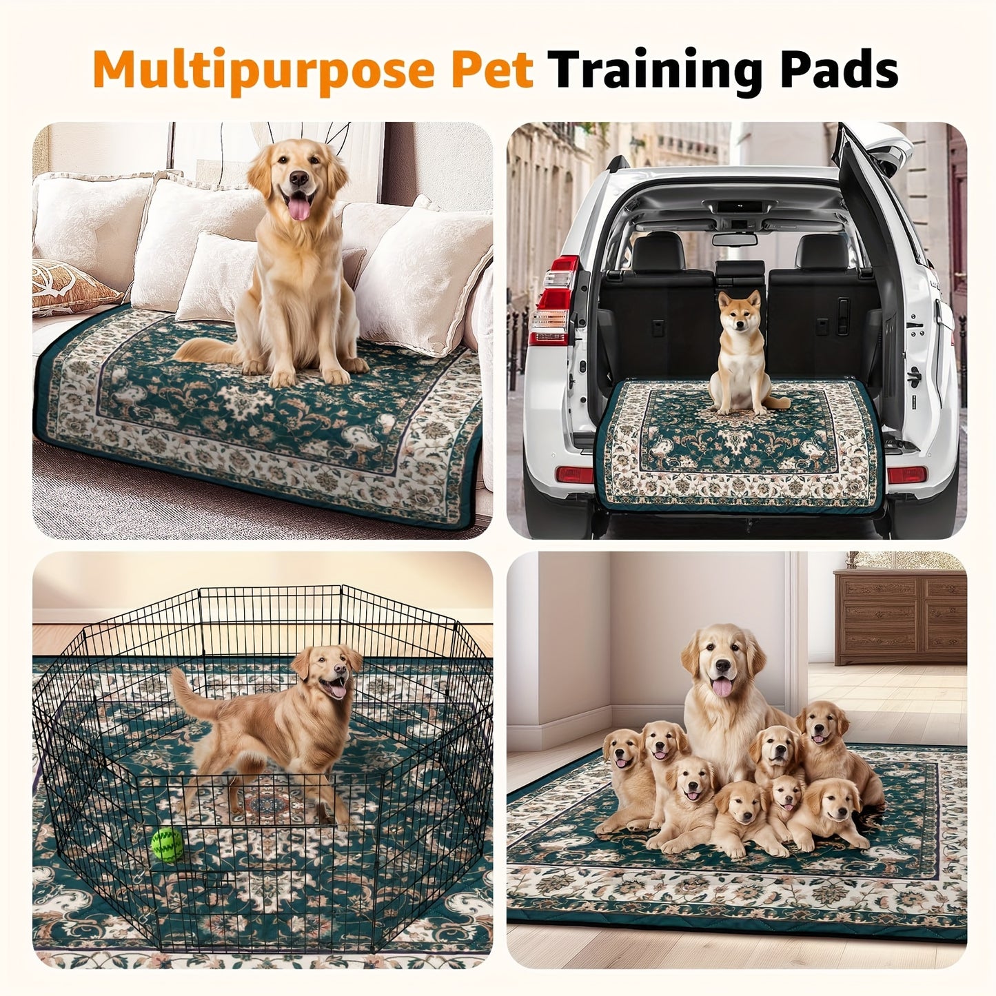 Reusable Dog Training Pads for All Day Protection and Comfort