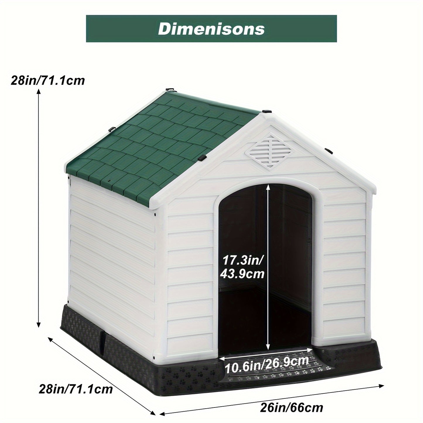 Durable Waterproof Dog Shelter for Outdoor Comfort and Protection