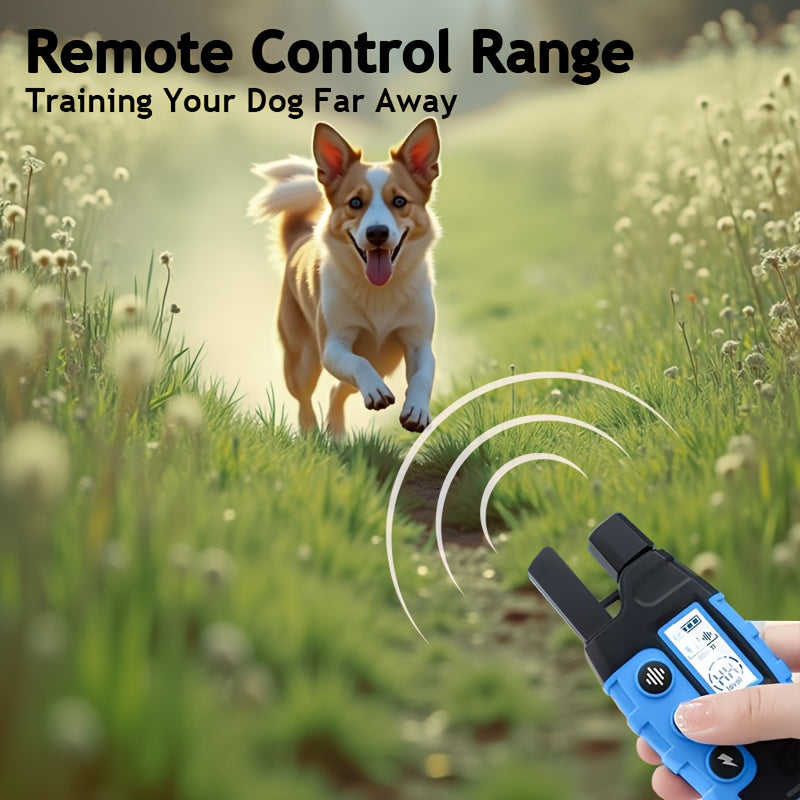 Electronic Dog Training Collar With Remote Waterproof Rechargeable Device