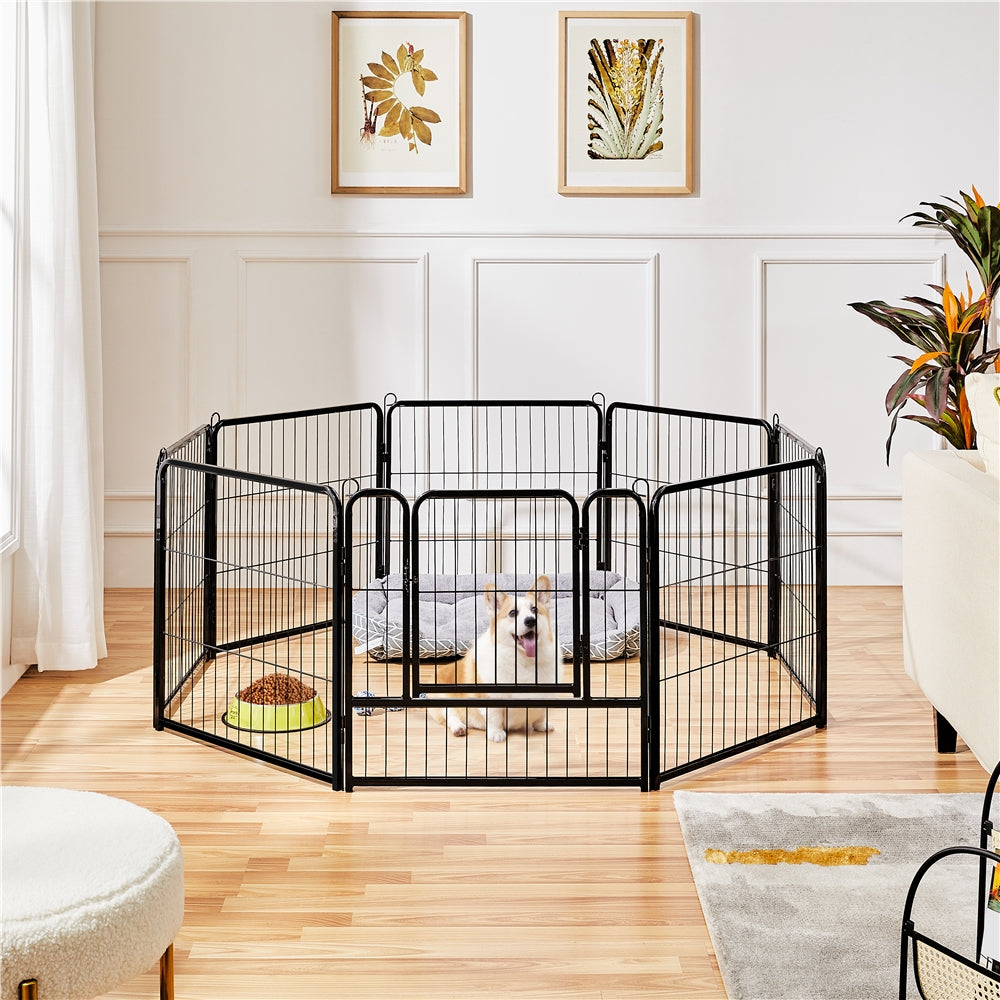 Costoffs Metal Pet Playpen Panels for Indoor and Outdoor Use