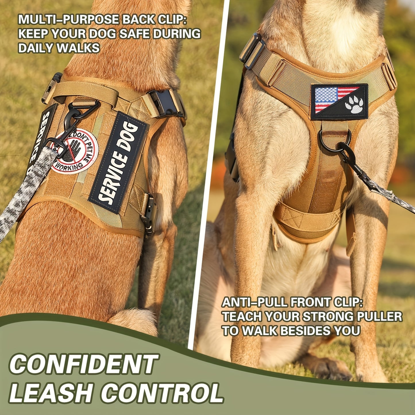 Tactical Pet Chest Harness for Ultimate Comfort and Control