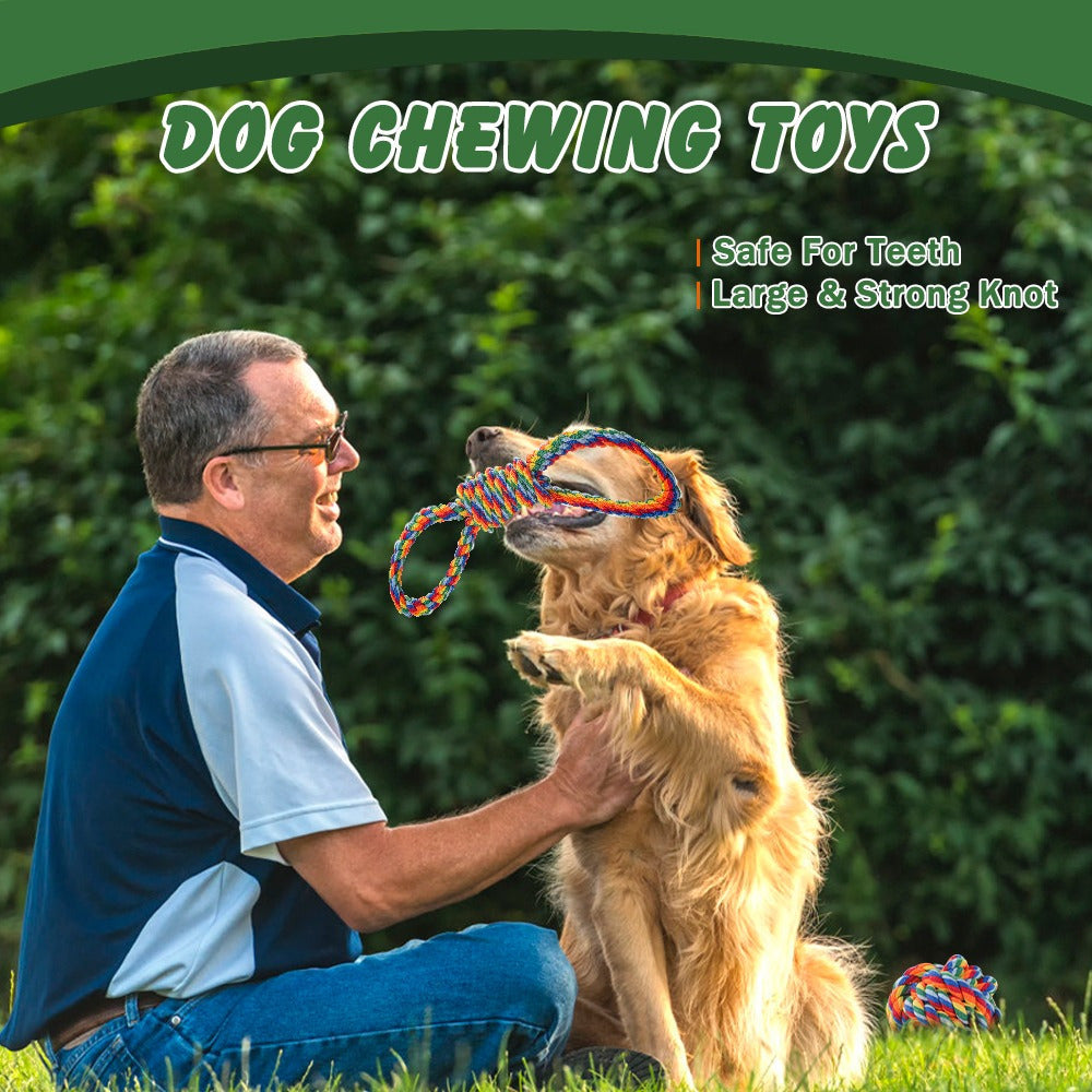 Vivicreate Indestructible Dog Chew Toys Pack for Aggressive Chewers