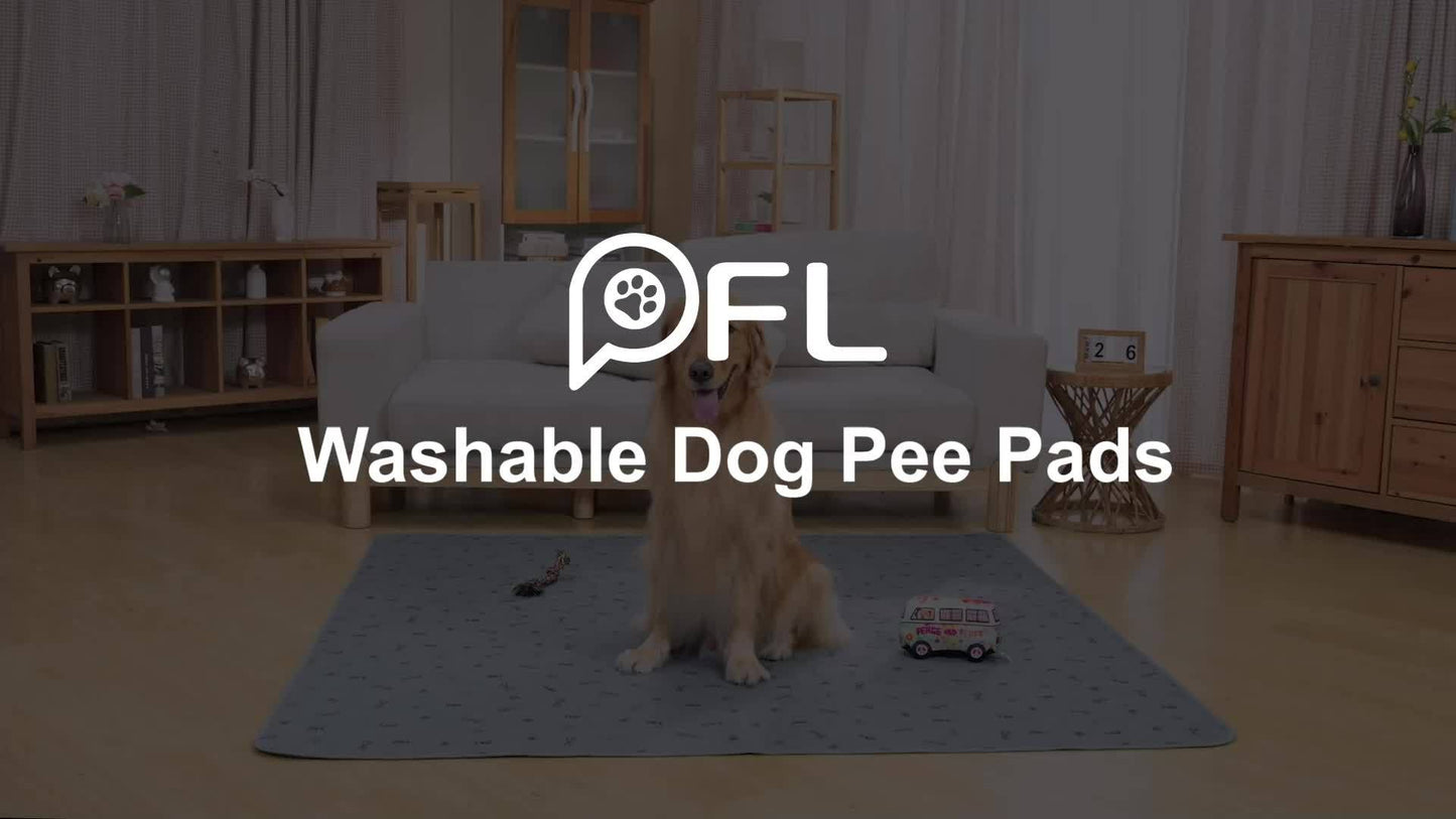 Absorbent Reusable Pee Pads for Dogs - Non-Slip Waterproof