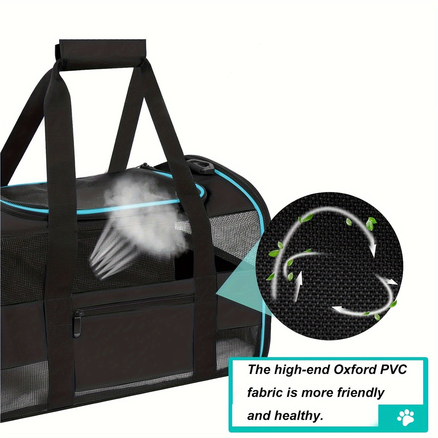TSA Approved Soft Sided Cat Carrier with Cozy Design