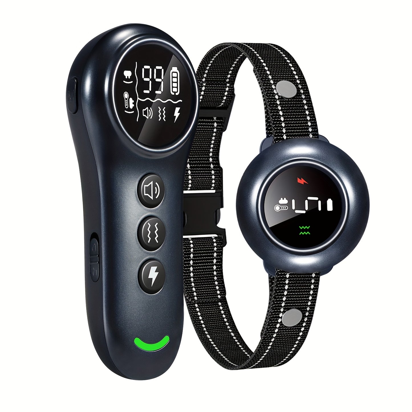 2-in-1 Dog Shock Collar & Dog Bark Collar With Remote