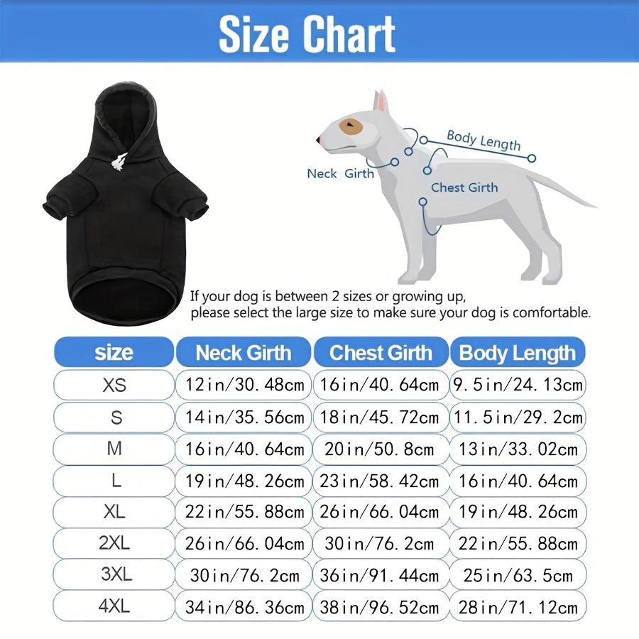 Security Dog Hoodie Sweaters For Small Medium Large Dogs