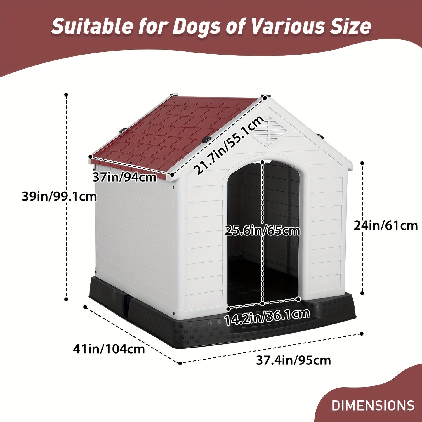 Durable Waterproof Dog Shelter for Outdoor Comfort and Protection
