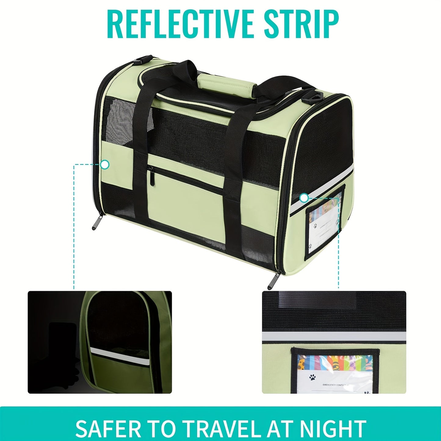 TSA Approved Soft Sided Cat Carrier with Cozy Design
