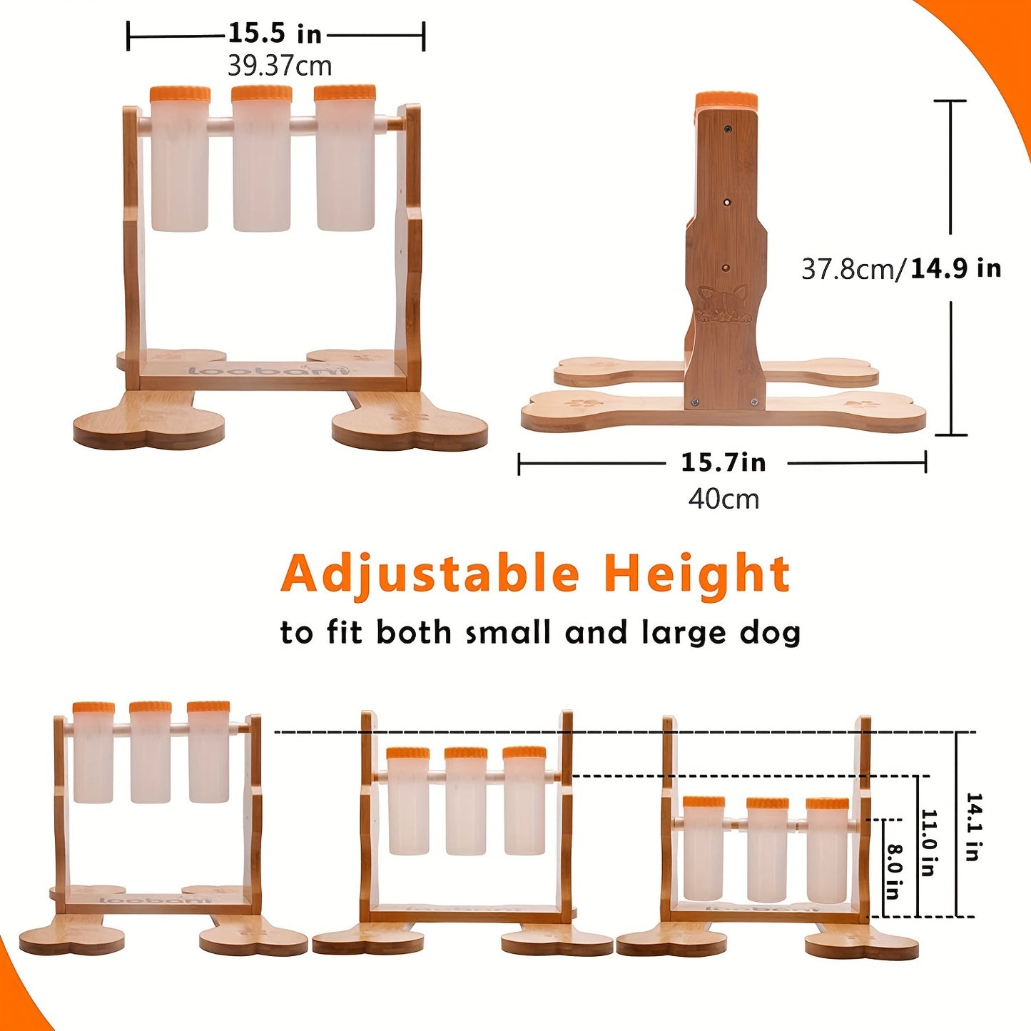 Interactive Wooden Dog Puzzle Toy for Mental Stimulation and Training