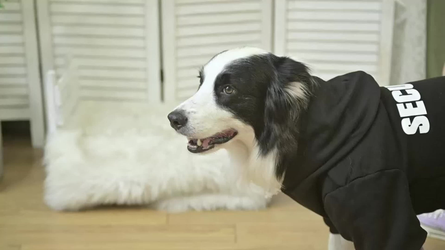 Security Dog Hoodie Sweaters For Small Medium Large Dogs