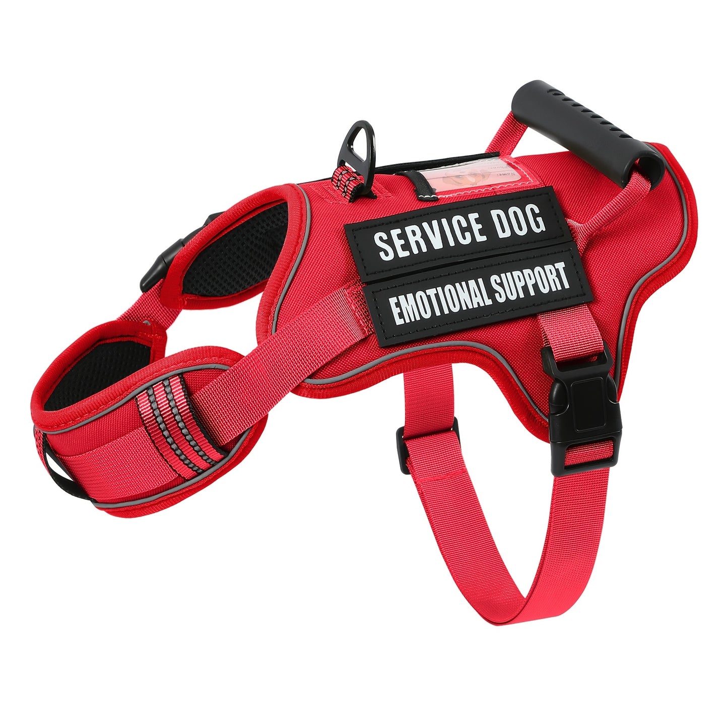 Adjustable Reflective Tactical Dog Harness for Training and Control