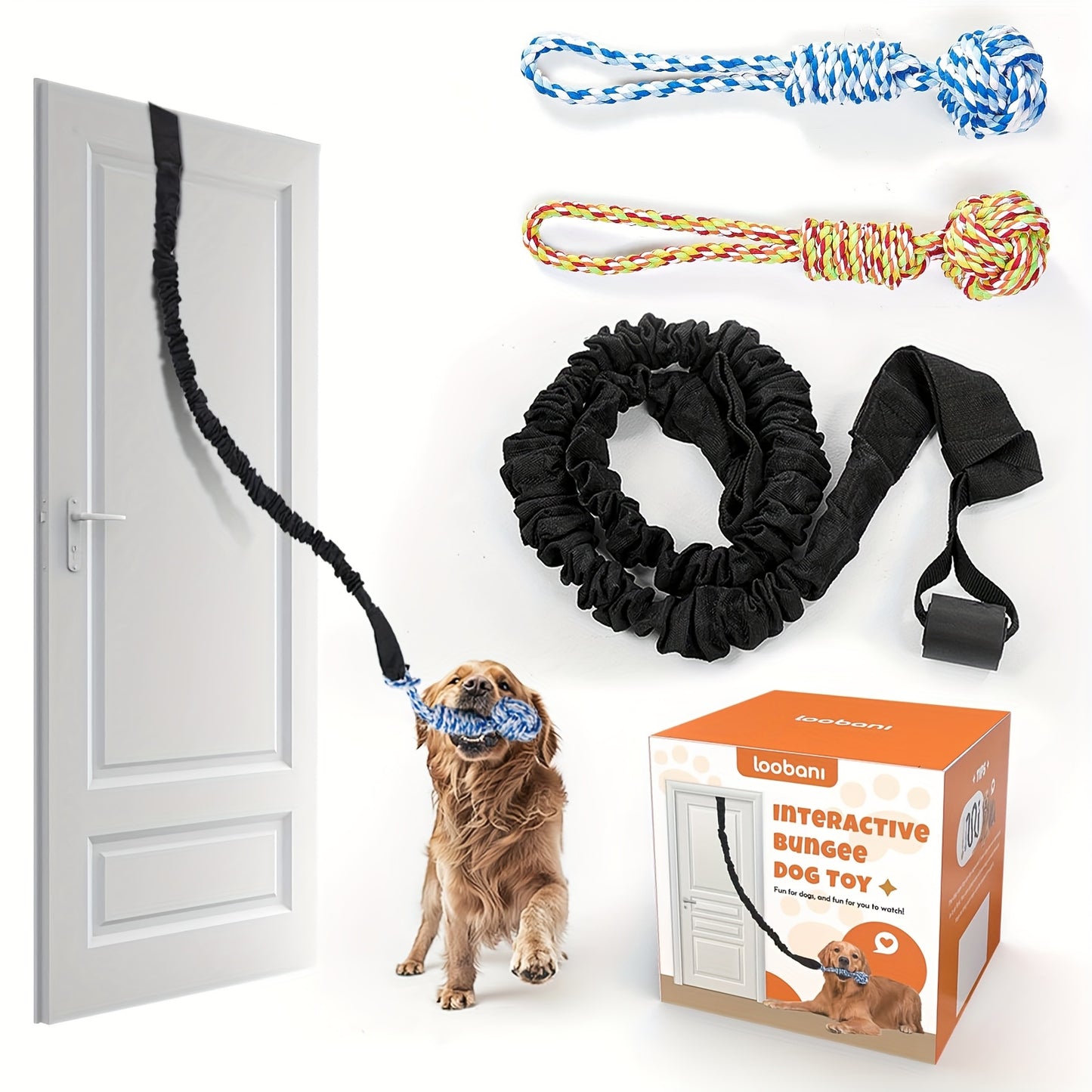 Dog Rope Toy Tug Of War For Small Medium Large Dogs