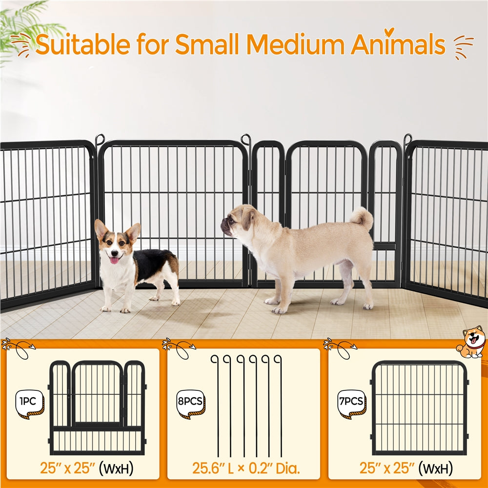 Costoffs Metal Pet Playpen Panels for Indoor and Outdoor Use