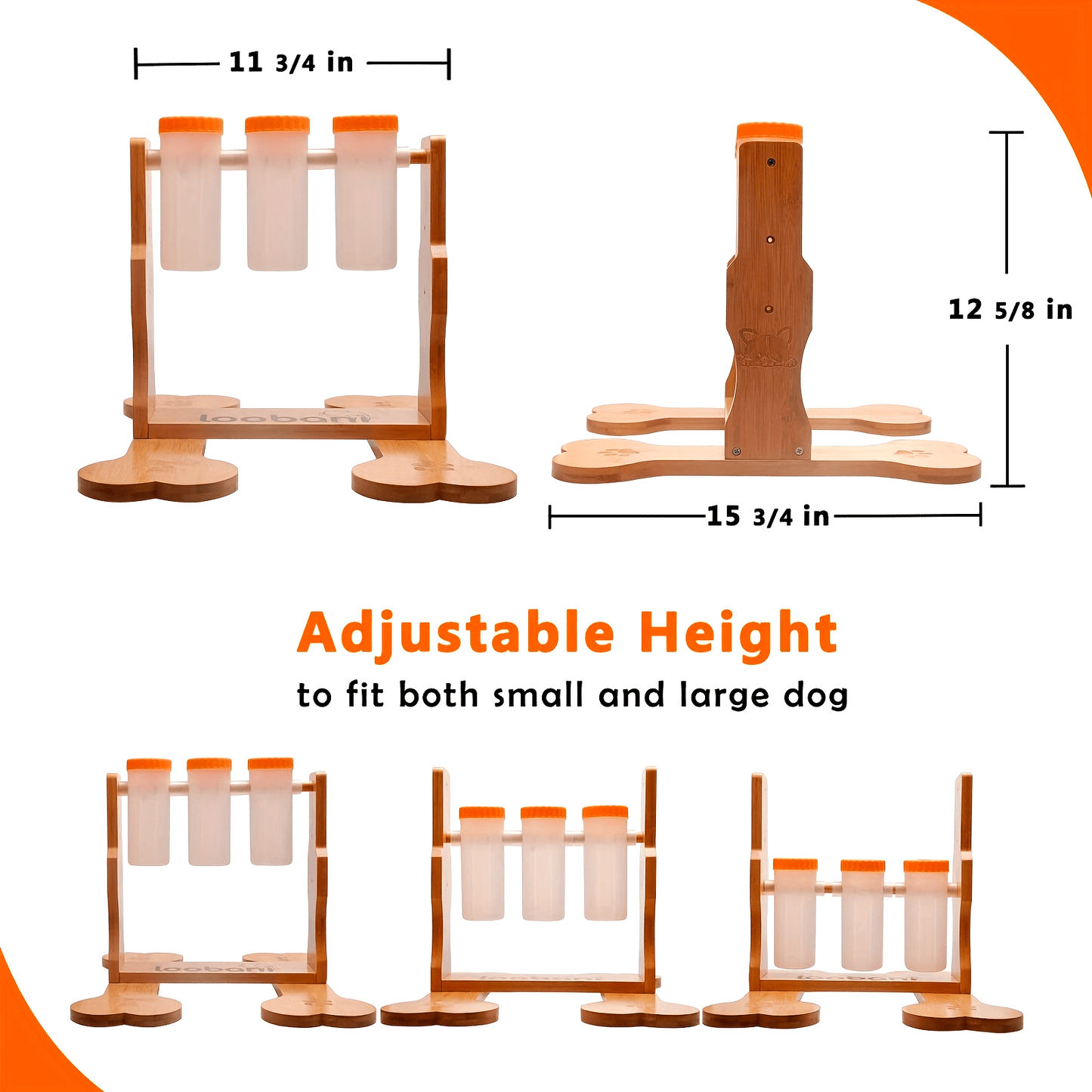 Interactive Wooden Dog Puzzle Toy for Mental Stimulation and Training