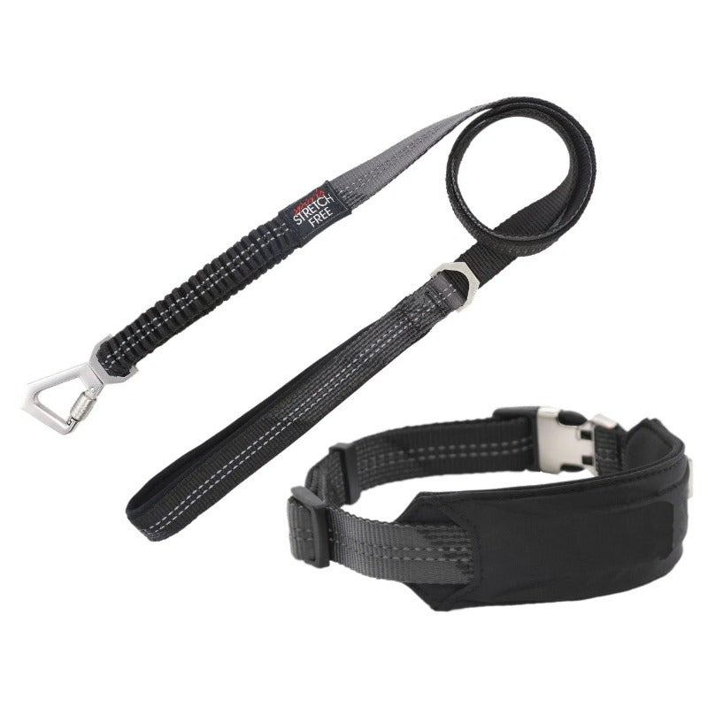 1pc Pet Life 2-in-1 Reflective Dog Harness and Leash Set