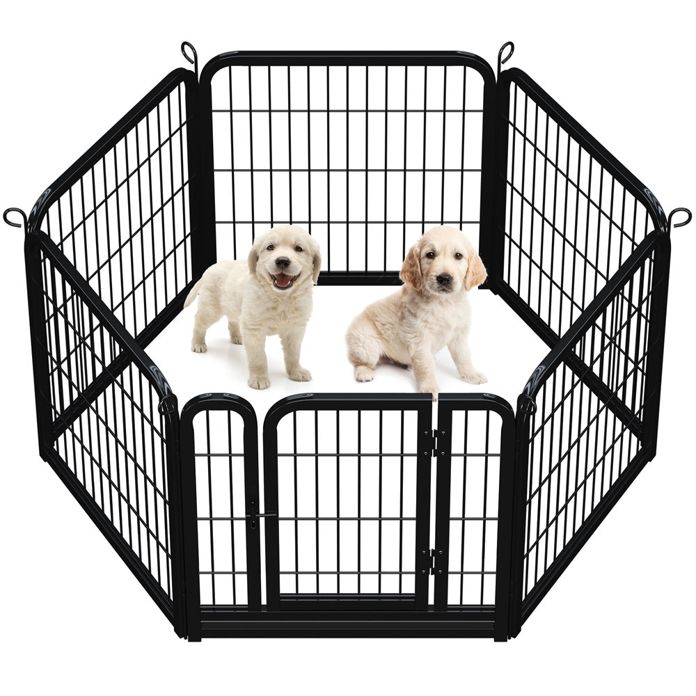 Costoffs Metal Pet Playpen Panels for Indoor and Outdoor Use