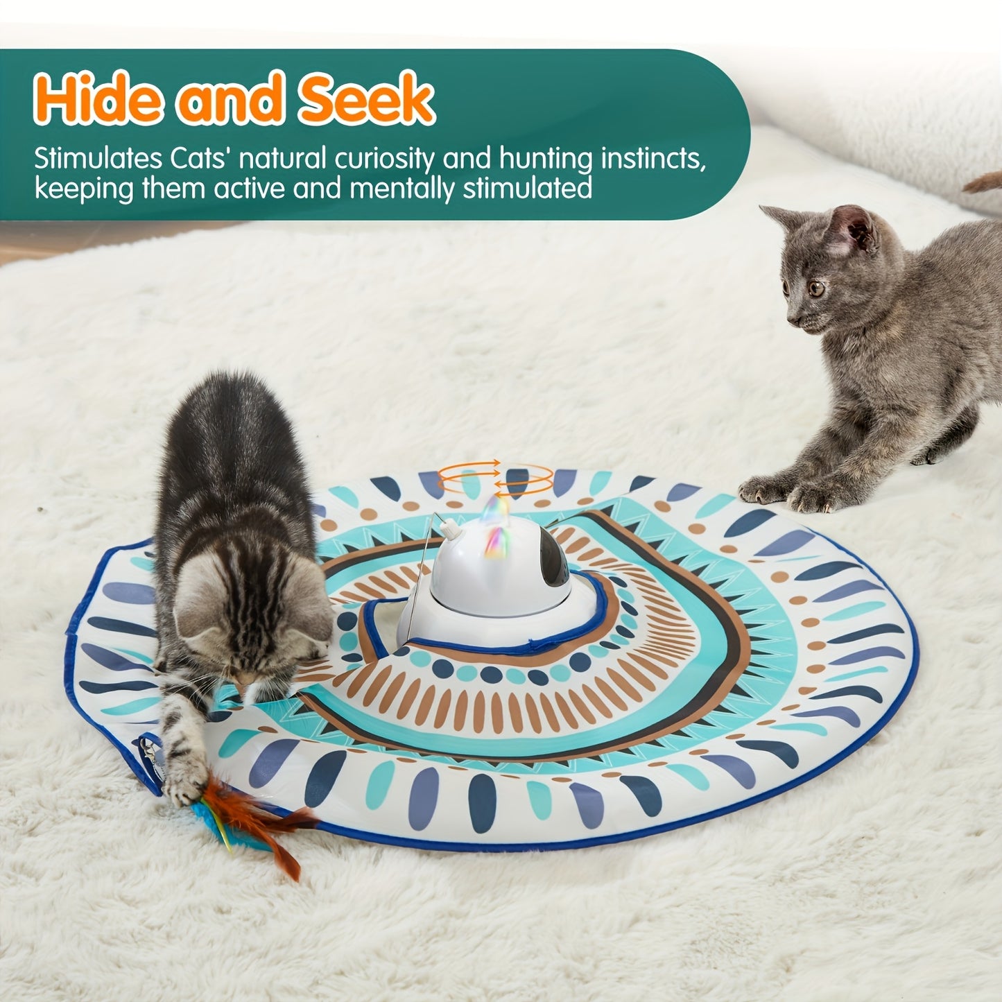 Cat Laser Toy Automatic 4-in-1 Interactive Toys For Cats