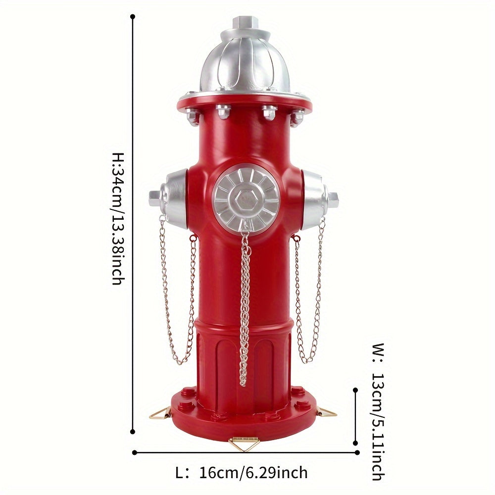 Large Fire Hydrant Resin Dog Urinal Training Toy Ornament