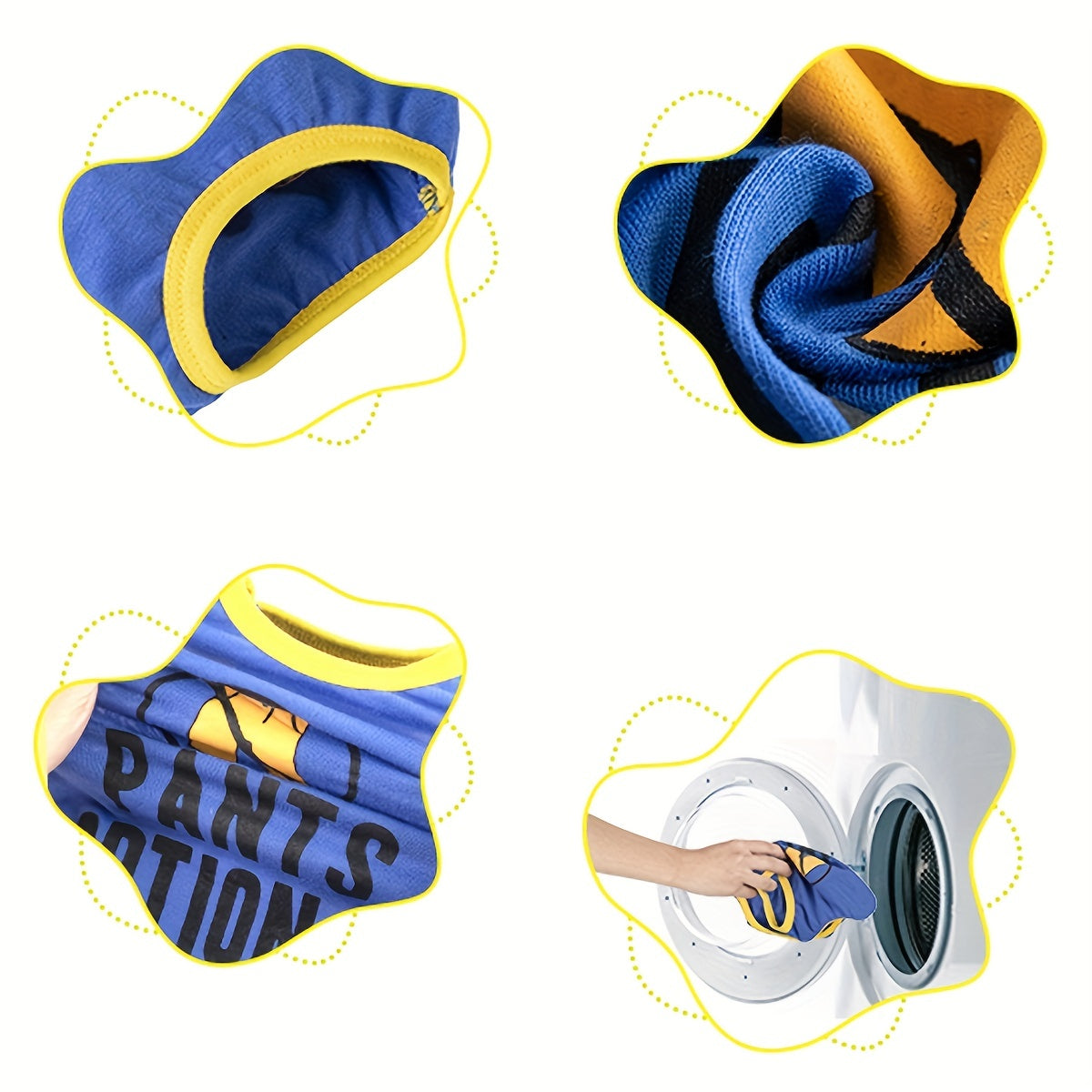8pcs Lightweight Stylish Dog Shirts For Pet Outdoor Playing