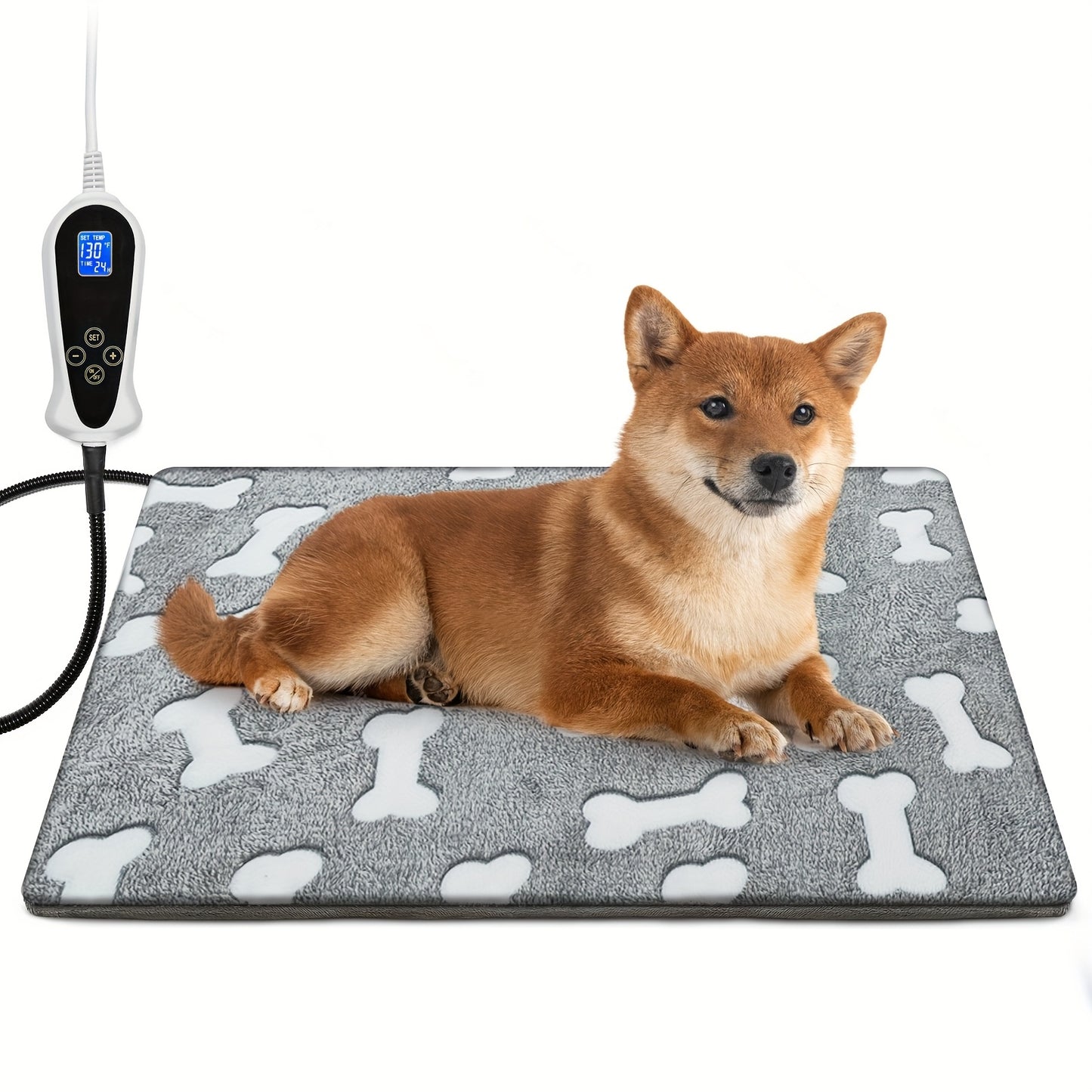 Pet Heating Pad with Smart Thermostatic Control and Timer