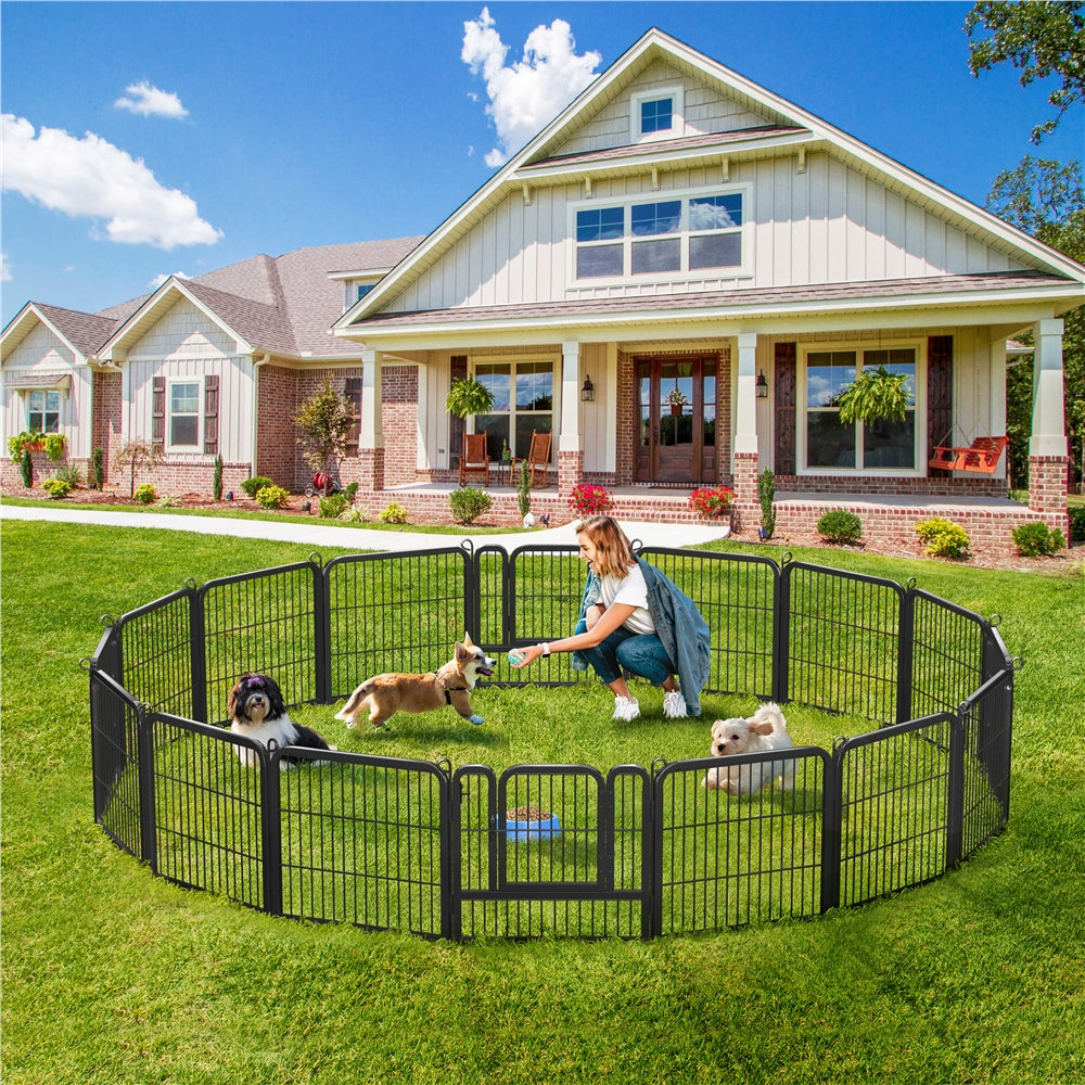 Costoffs Metal Pet Playpen Panels for Indoor and Outdoor Use