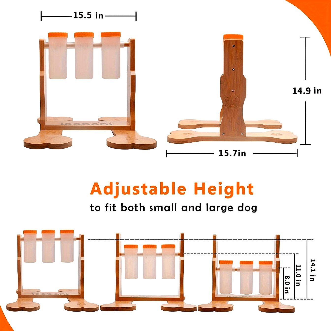 Interactive Wooden Dog Puzzle Toy for Mental Stimulation and Training