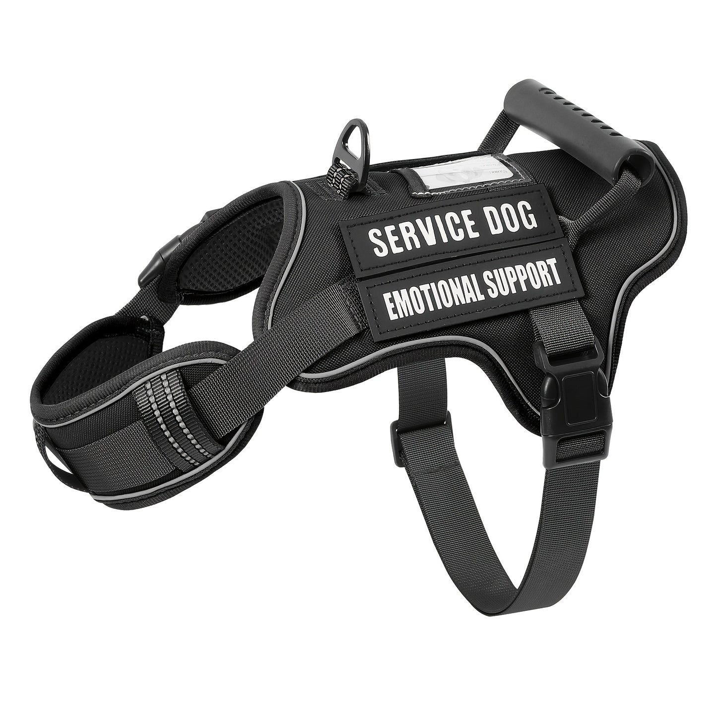 Adjustable Reflective Tactical Dog Harness for Training and Control