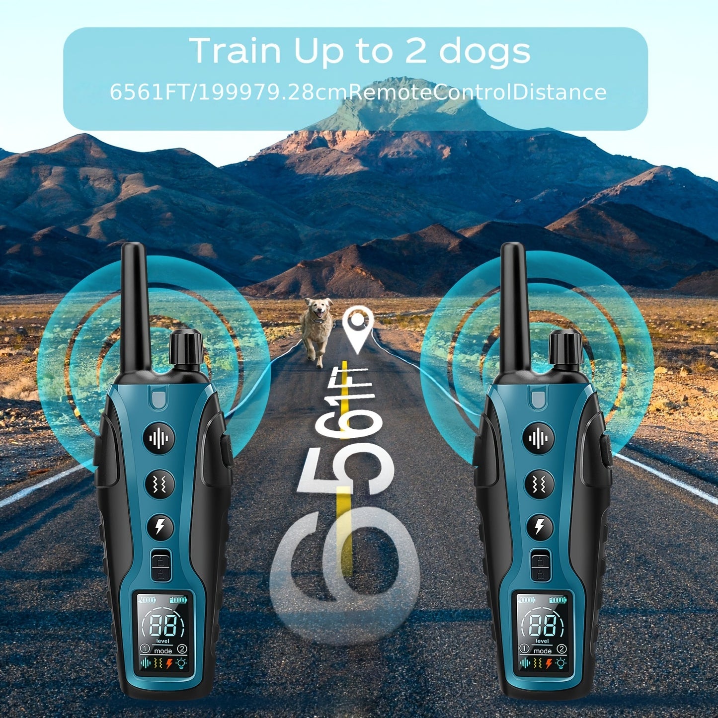 Dog Shock Collar Trainer 3300Ft Remote Collar for Dogs