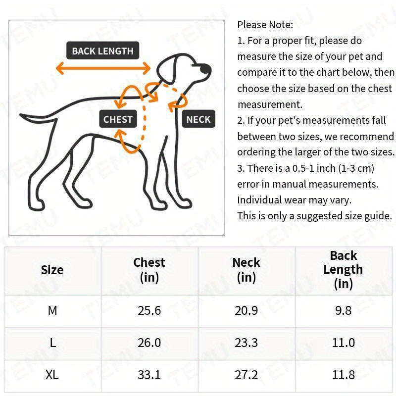 Tactical Dog Vest - Water-Resistant Outdoor Harness for Medium Dogs