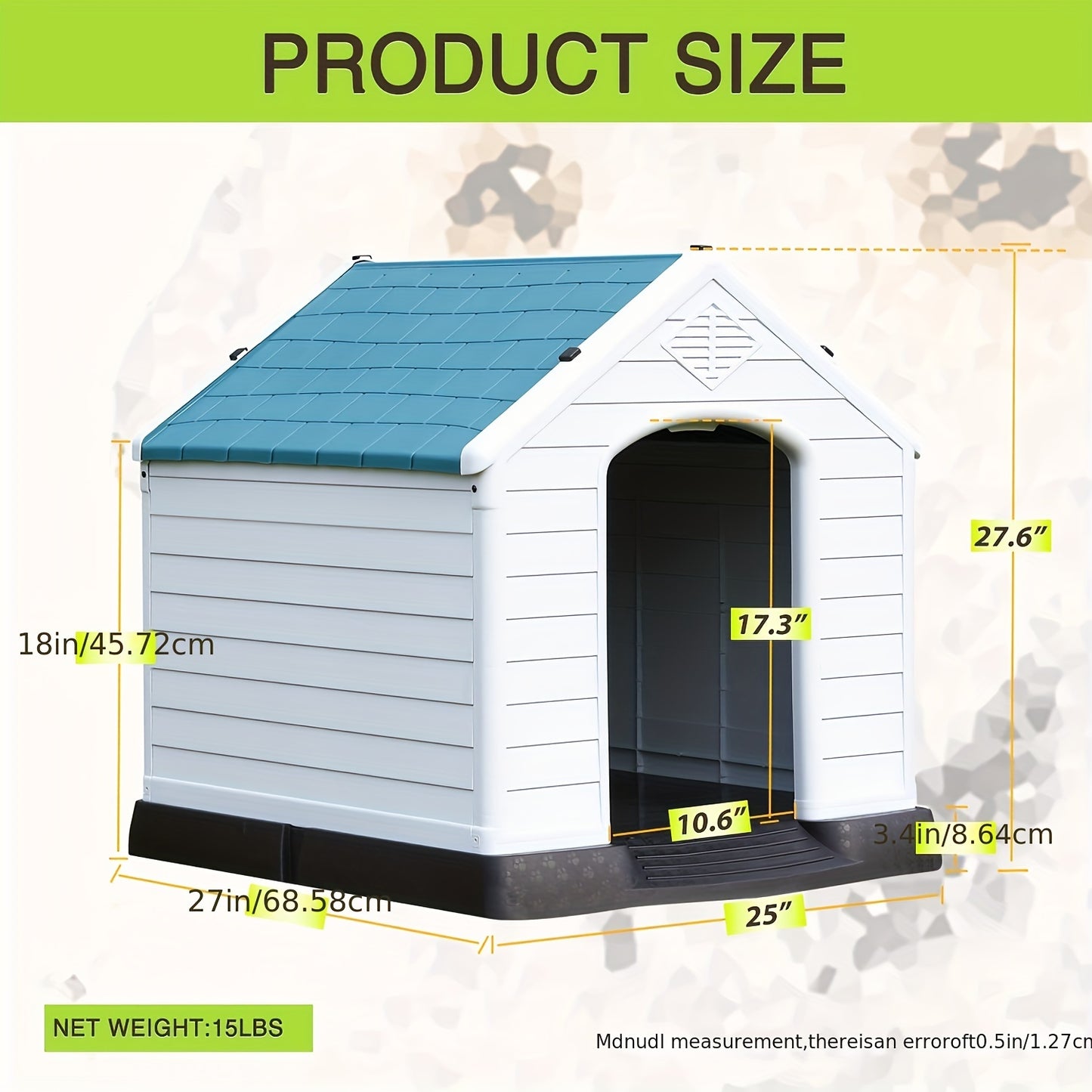 Durable Waterproof Dog Shelter for Outdoor Comfort and Protection