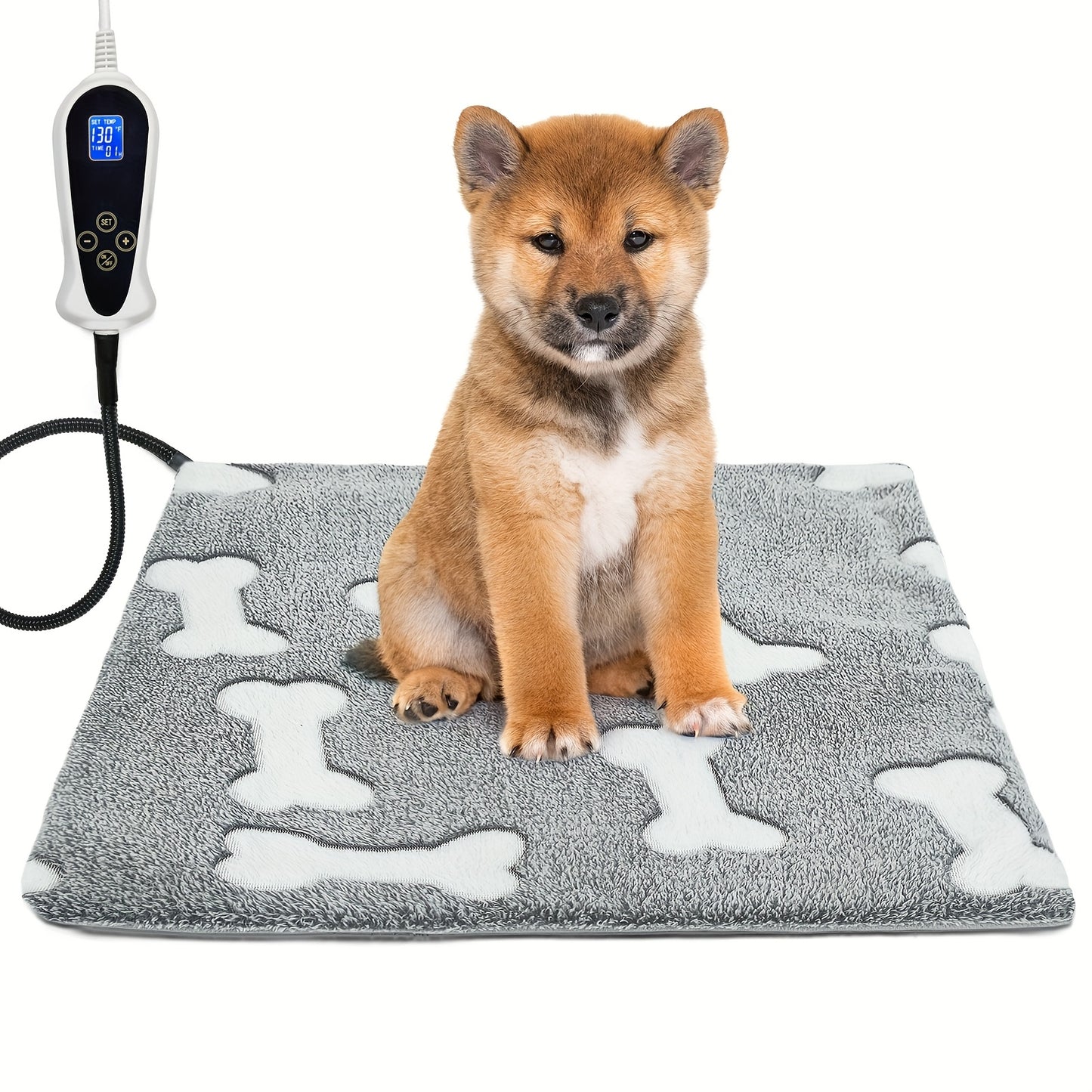 Pet Heating Pad with Smart Thermostatic Control and Timer