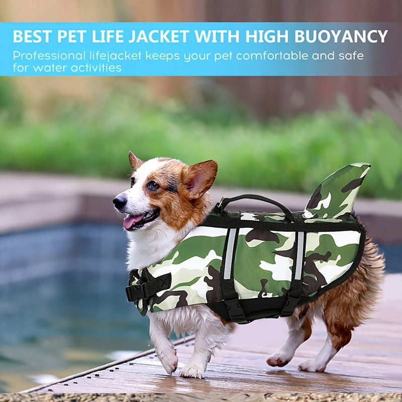 Adjustable Floating Dog Vest for Safe Beach Adventures