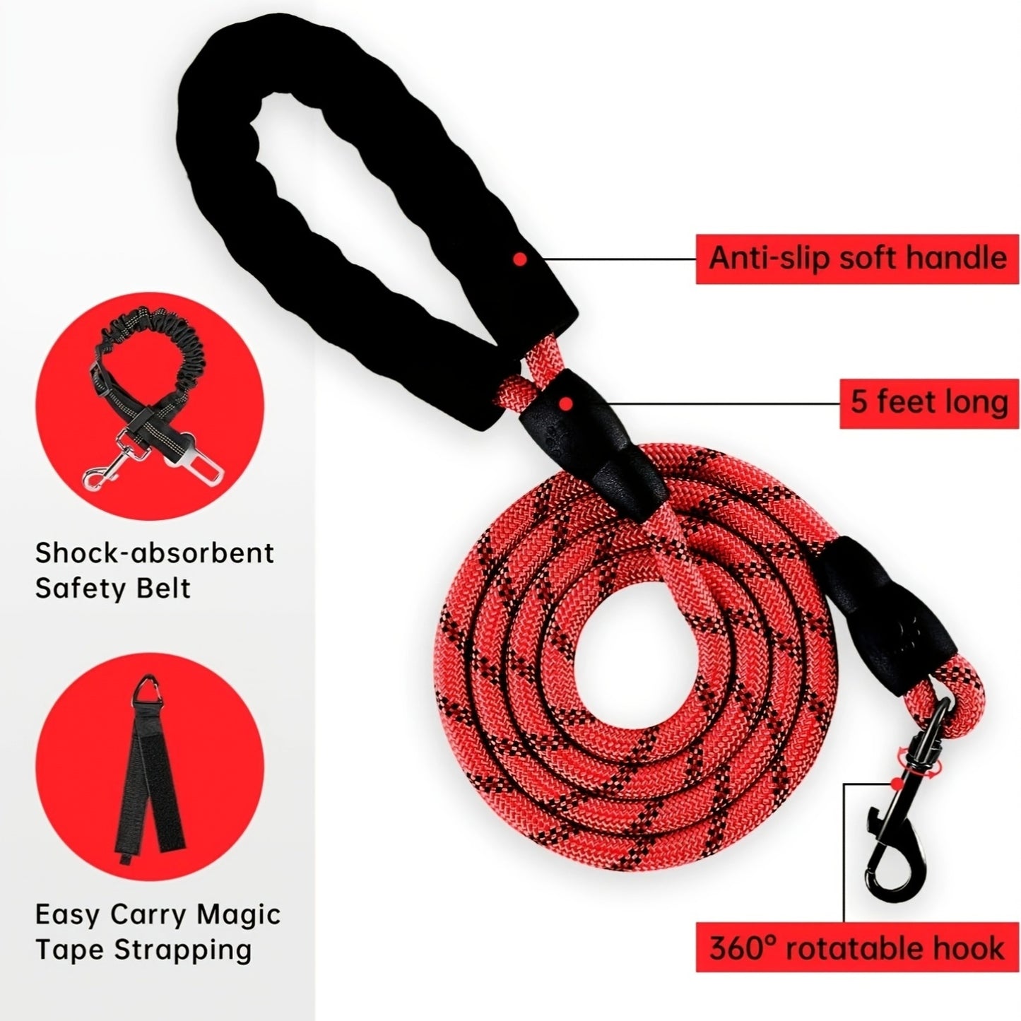 Fully Reflective No Pull Dog Harness for Comfortable Walks