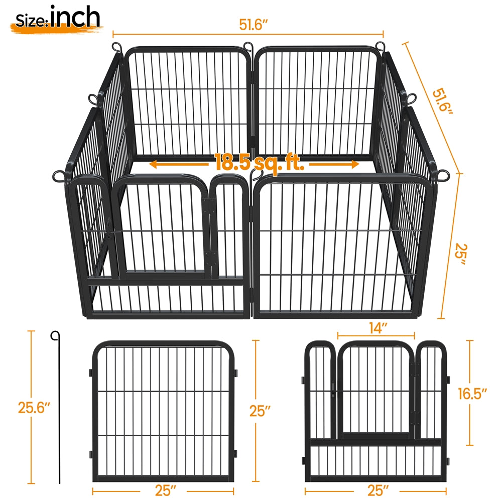 Costoffs Metal Pet Playpen Panels for Indoor and Outdoor Use