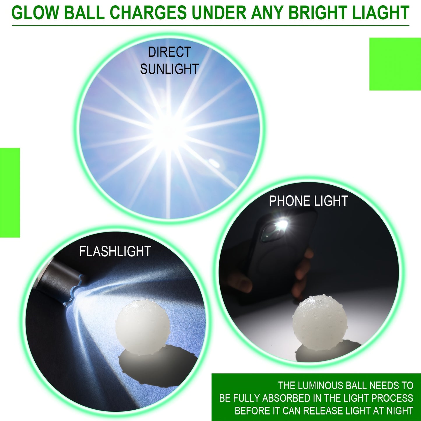 10pcs Glow in The Dark Dog Toys Fetch Balls for Small Dogs