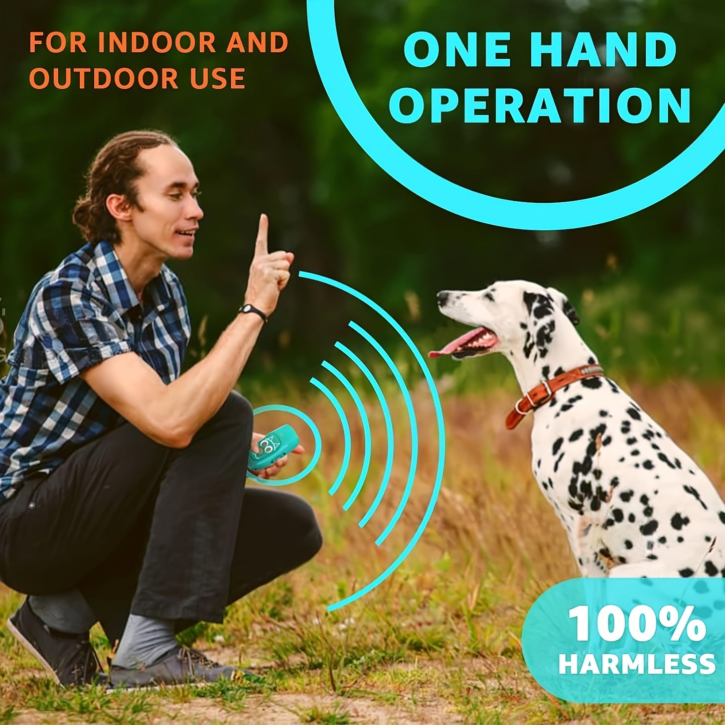 Anti Barking Device Ultrasonic Dog Trainer 3 In 1 Sonic