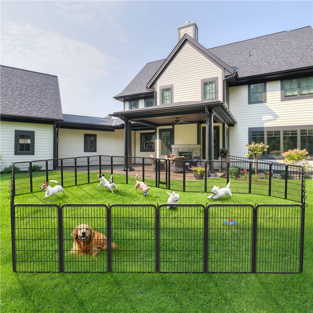 Costoffs Metal Pet Playpen Panels for Indoor and Outdoor Use