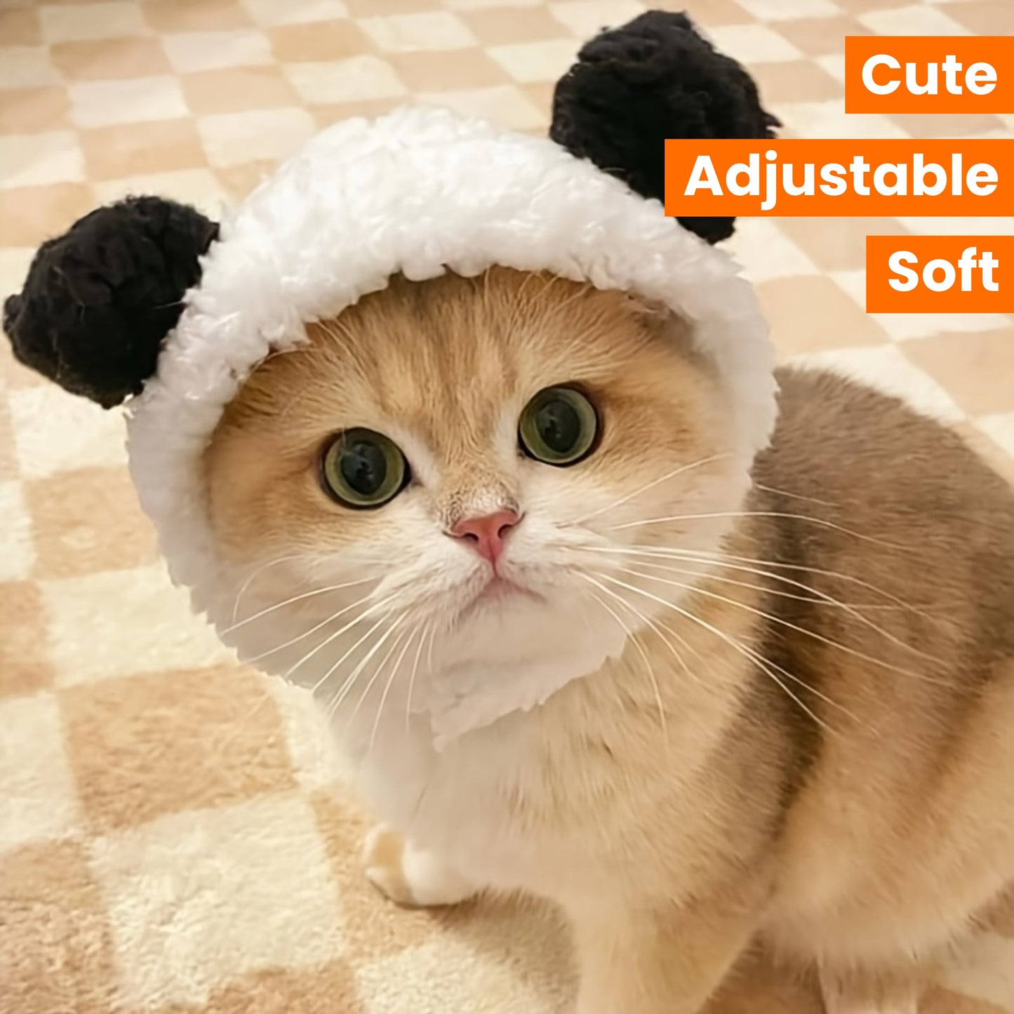 Cute Cat Costume Bear Hats for Pets Holiday Headwear
