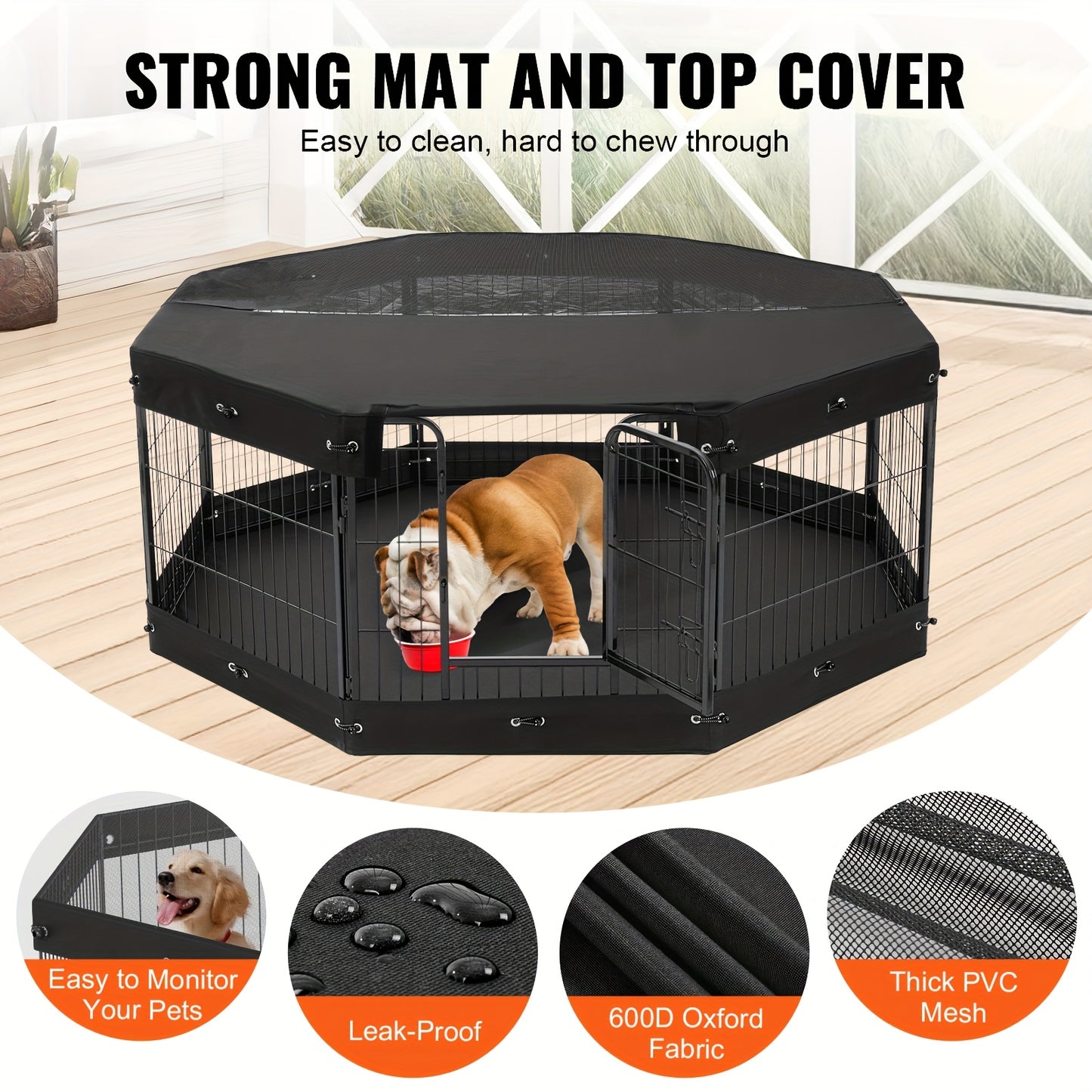 Iron Pet Fence for Safe and Secure Outdoor Playtime