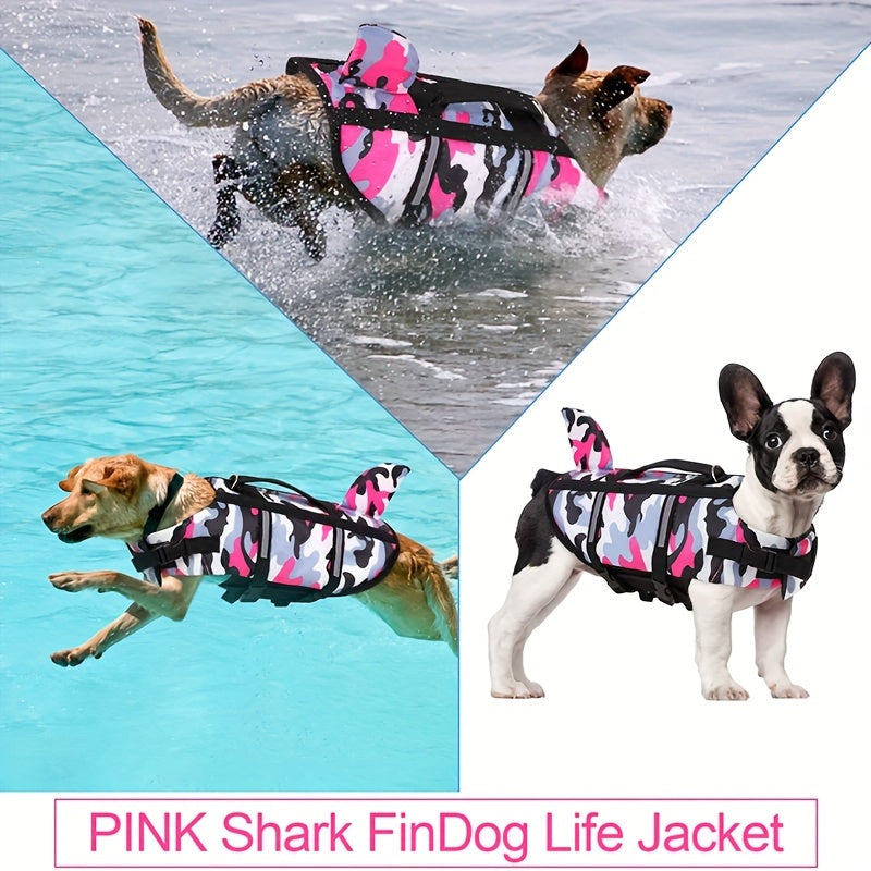 Adjustable Floating Dog Vest for Safe Beach Adventures