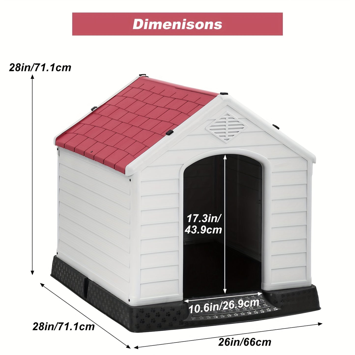 Durable Waterproof Dog Shelter for Outdoor Comfort and Protection